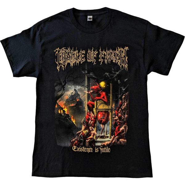 Cradle Of Filth - Maglietta "Existence Is Futile"" Per Uomo/Donna Unisex RO5430 (Xl) (Nero)"-image