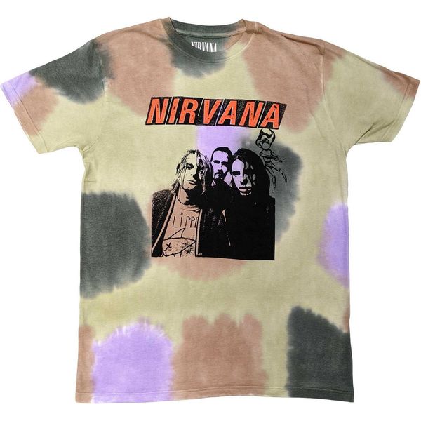 Nirvana - Maglietta "Flipper"" Batik Per Uomo/Donna Unisex RO5669 (M) (Colorato)"-image
