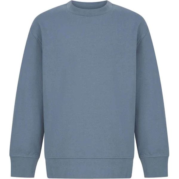Sf Minni - Felpa Con Orlo Arrotondato Per Bambini RW8729 (146-152) (Stone Blue)-image