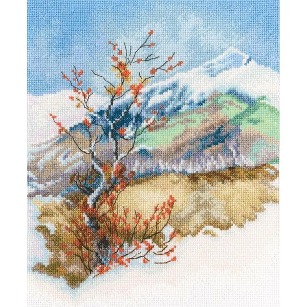 Set Di Punti Croce Rto "Meraviglioso Nord I"", Schema Per Il Conteggio, 21X25,5 Cm"-image