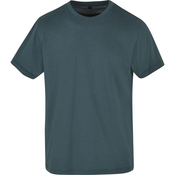Build Your Brand - T-Shirt Girocollo "Basic"" Da Uomo RW8520 (Xs) (Verde Bottiglia)"-image