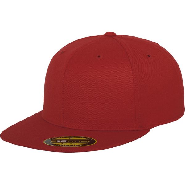 Yupoong Flexfit Unisex Premium 210 Flat Peak Baseball Kappe RW4163 (S/M) (Rot)-image