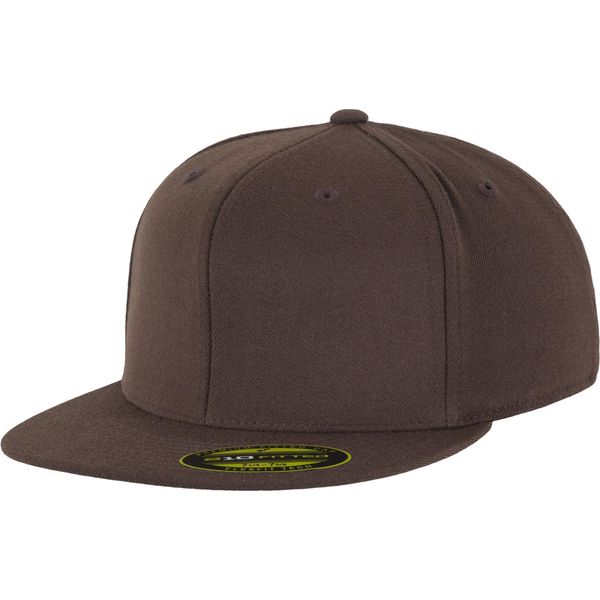 Yupoong Flexfit Unisex Premium 210 Flat Peak Baseball Cap RW4163 (L/Xl) (Marrone)-image