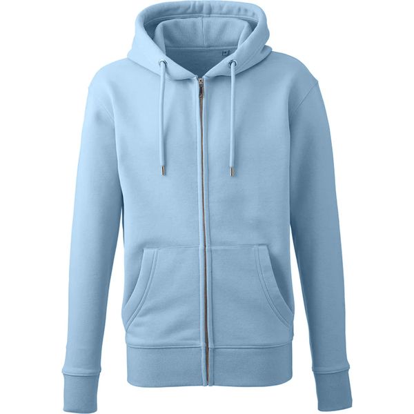 Anthem - Felpa Con Cappuccio Da Uomo RW7816 (M) (Azzurro)-image