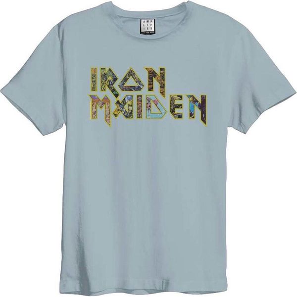 Amplified - Maglietta "Eddies Logo"" Per Uomo/Donna Unisex GD805 (Xs) (Blu Strano)"-image