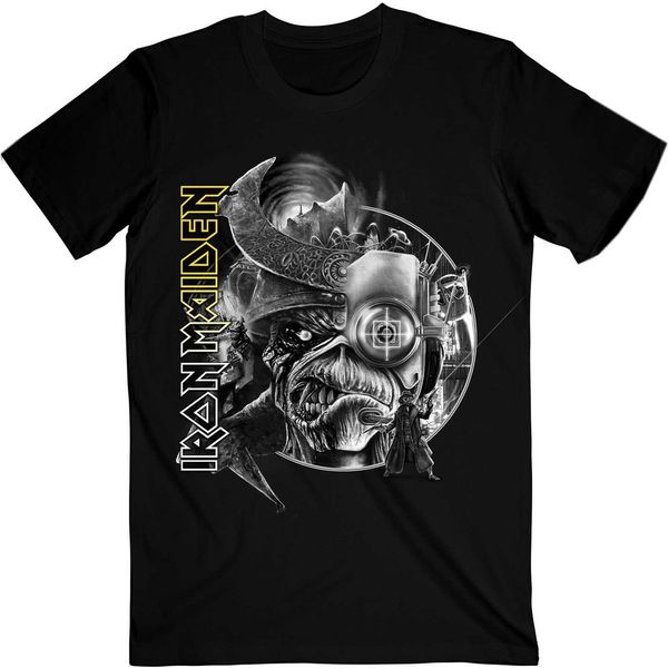 Iron Maiden - Maglietta "The Future Past Tour '23 Greyscale"" Per Uomo/Donna Unisex RO5529 (S) (Nero)"-image