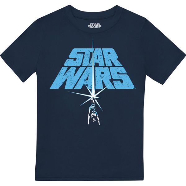 Star Wars - Maglietta Logo Per Bambini TV2149 (152-158) (Blu Navy)-image