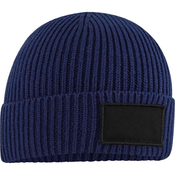 Beechfield - Berretto Da Uomo/Donna Unisex BC5089 (Taglia Unica) (Navy/Nero)-image