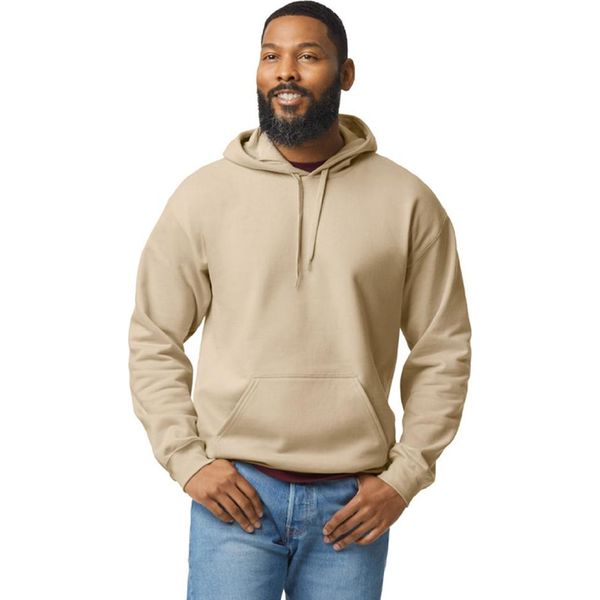 Gildan - Felpa Con Cappuccio "Softstyle"" Peso Medio Per Uomo/Donna Unisex BC5193 (3XL) (Sabbia)"-image