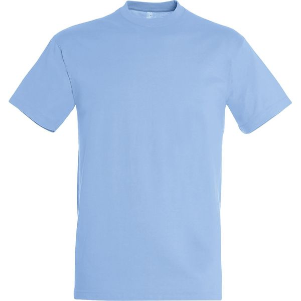T-Shirt Sols Regent Da Uomo, Manica Corta PC288 (5XL) (Blu Cielo)-image