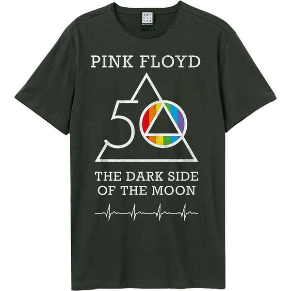 Amplified - Maglietta "The Dark Side Of The Moon"" Per Uomo/Donna Unisex - 50° Anniversario GD1073 (3XL) (Carbone)"-image