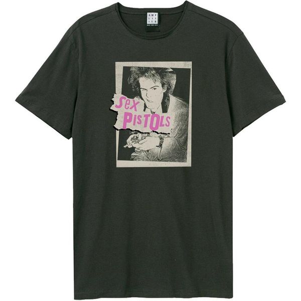 Amplified - Maglietta "Photo"" Per Uomo/Donna Unisex GD1025 (3XL) (Charcoal)"-image