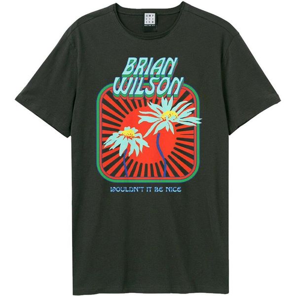 Amplified - Maglietta "Flowers"" Per Uomo/Donna Unisex GD1600 (L) (Carbone)"-image