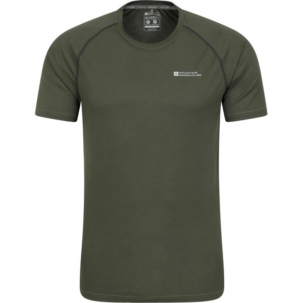 Mountain Warehouse - Maglietta "Aero Ii"" Da Uomo MW176 (Xxl) (Verde Cachi)"-image