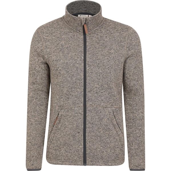 Mountain Warehouse - Giacca In Pile Full Zip "Idris Iii"" Da Uomo MW460 (S) (Beige)"-image