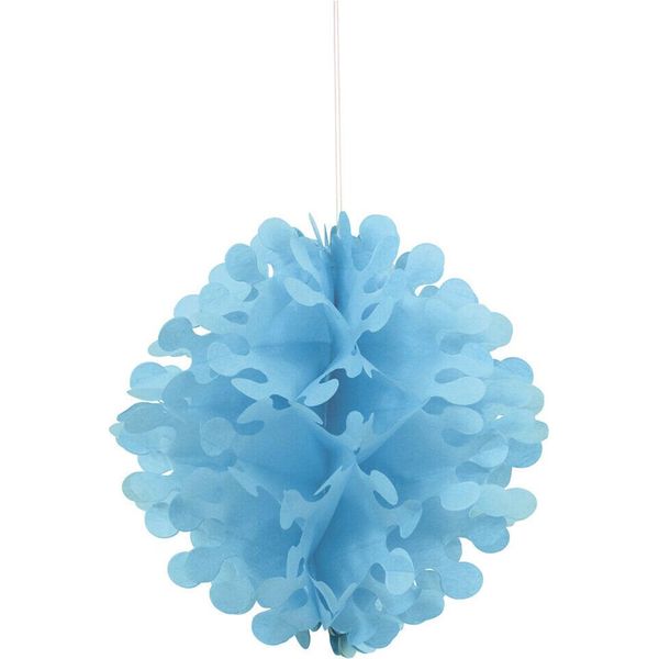 Unique Party - Maniche A Svolazzo - Decorazione Da Appendere, Carta Velina SG24278 (Taglia Unica) (Azzurro)-image