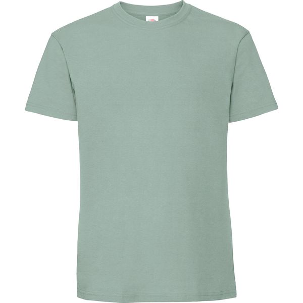 Maglietta Fruit Of The Loom Herren Premium PC3033 (M) (Salbei)-image