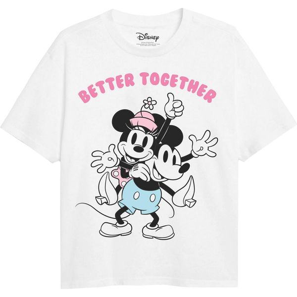 Disney - Maglietta "Better Together"" Per Ragazze TV2256 (128) (Bianco)"-image
