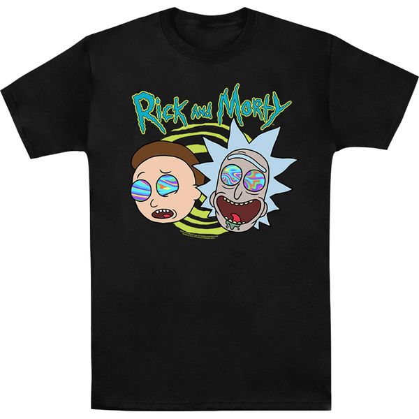 Rick And Morty - Maglietta "Blown Minds"" Da Uomo TV2216 (L) (Nero)"-image