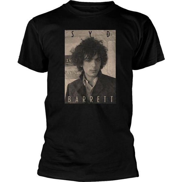 Syd Barrett - Maglietta "Sepia"" Per Uomo/Donna Unisex RO7981 (Xl) (Nero)"-image