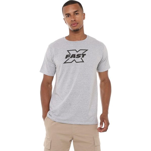 Fast & Furious - T-Shirt Da Uomo TV2460 (L) (Grigio Screziato)-image