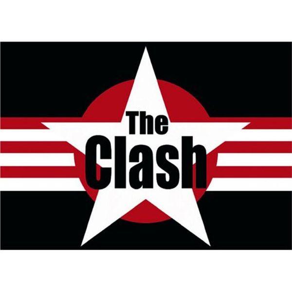 The Clash - Cartolina, "Stars & Stripes"" RO8192 (Taglia Unica) (Nero/Bianco/Rosso)"-image