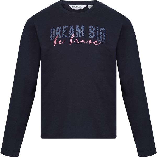 Regatta - Maglietta A Maniche Lunghe Da Bambino "Wenbie Iii"" RG8707 (146-152) (Blu Navy)"-image