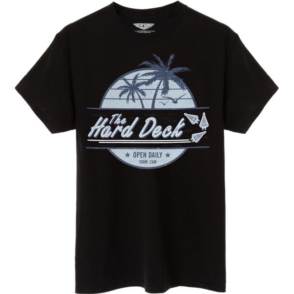 Top Gun: Maverick - Maglietta "The Hard Deck"" Da Uomo NS7250 (S) (Nero)"-image