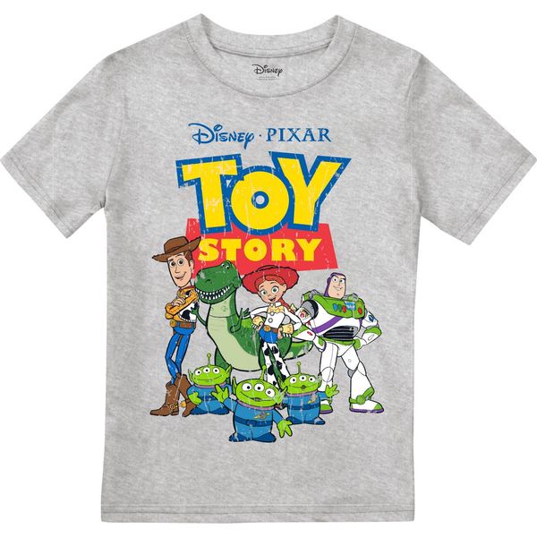 Toy Story - Maglietta Per Ragazzi TV2445 (152-158) (Grigio Screziato)-image