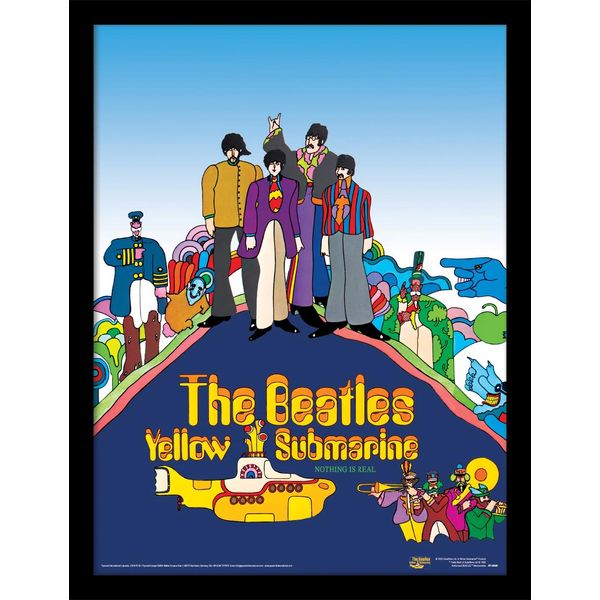 The Beatles - Poster Incorniciato "Yellow Submarine"" PM7148 (40 Cm X 30 Cm) (Multicolore)"-image