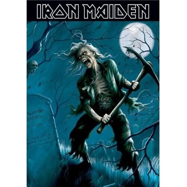 Iron Maiden - Cartolina "Benjamin Breeg"" RO8082 (Taglia Unica) (Blu/Nero)"-image