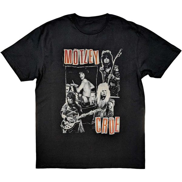 Motley Crue - Maglietta "Vintage Punk"" Per Uomo/Donna Unisex RO8122 (Xxl) (Nero)"-image