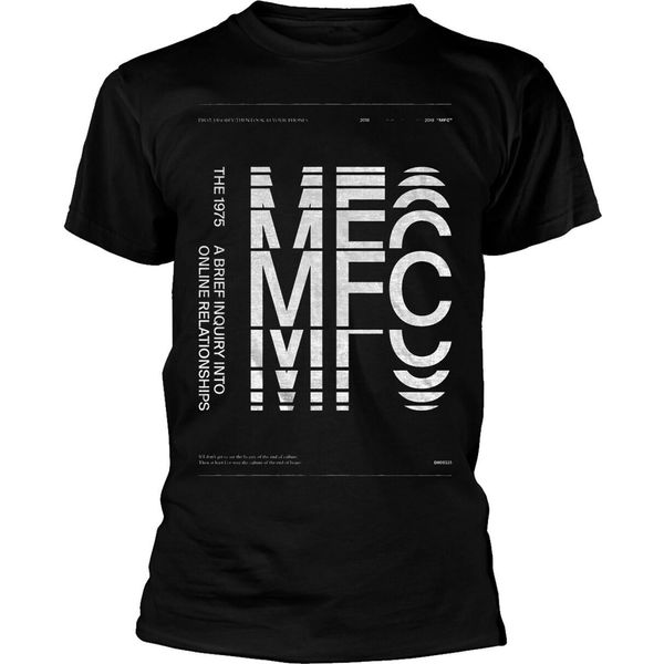 The 1975 - Maglietta "Abiior Mfc"" Per Uomo/Donna Unisex RO8288 (M) (Nero)"-image