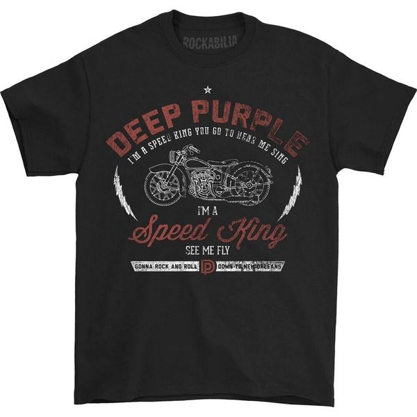 Deep Purple - Maglietta "Speed King"" Per Uomo/Donna Unisex RO8329 (S) (Nero)"-image