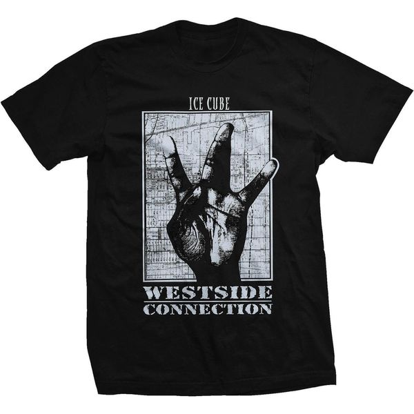 Ice Cube - Maglietta "Westside Connection"" Per Uomo/Donna Unisex RO8504 (Xxl) (Nero)"-image