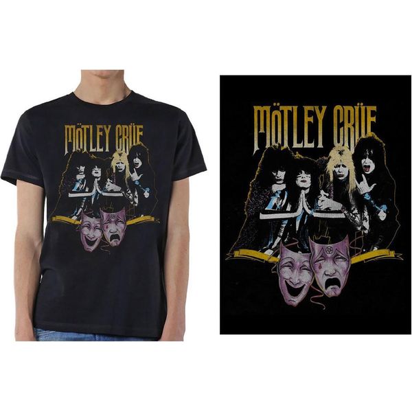 Motley Crue - Maglietta "Theatre"" Per Uomo/Donna Unisex RO1640 (Xxl) (Nero)"-image
