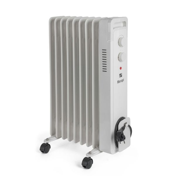 Radiatore Olio G21 Merapi Bianco, 9 Alette, 2000 W-image