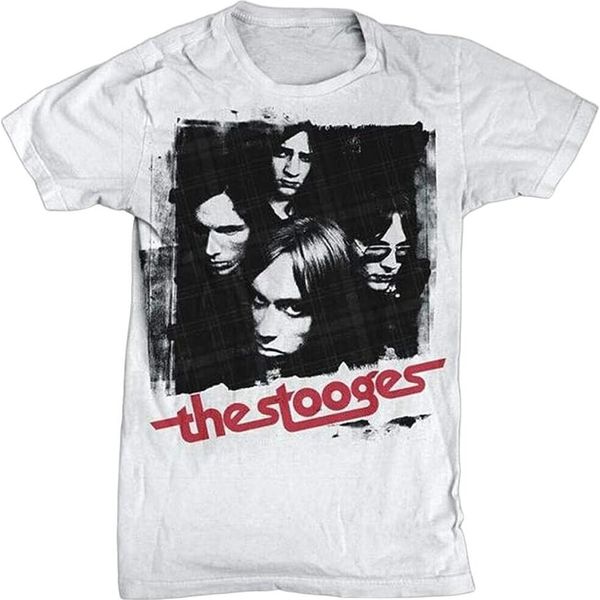 Iggy & The Stooges - Maglietta Uomo/Donna Unisex RO5742 (S) (Bianco)-image