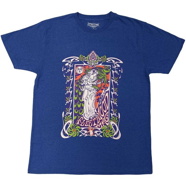 Fleetwood Mac - Maglietta "Lady Lyre"" Per Uomo/Donna Unisex RO5762 (Xxl) (Blu)"-image