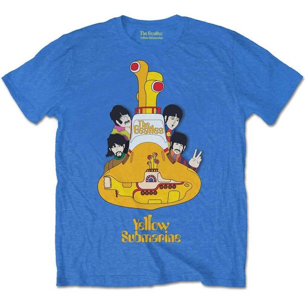 The Beatles - Maglietta "Yellow Submarine"" Per Bambini RO5721 (146-152) (Blu)"-image