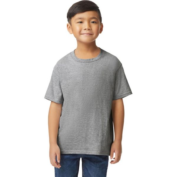 Gildan - Maglietta "Softstyle"" Per Bambini BC5477 (116) (Grigio)"-image
