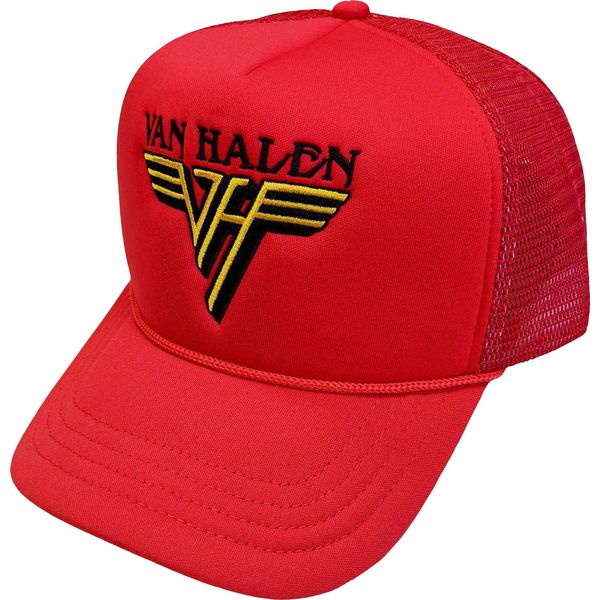 Van Halen - Cappellino Da Uomo/Donna Unisex RO5887 (Taglia Unica) (Rosso/Giallo/Nero)-image