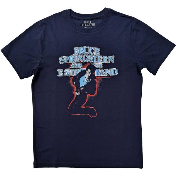 Bruce Springsteen - Maglietta "The E-Street Band"" Per Uomo/Donna Unisex RO5934 (L) (Blu Navy)"-image
