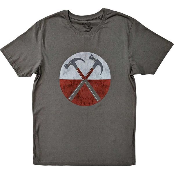 Pink Floyd - Maglietta "The Wall Hammers"" Per Uomo/Donna Unisex RO5923 (S) (Antracite)"-image