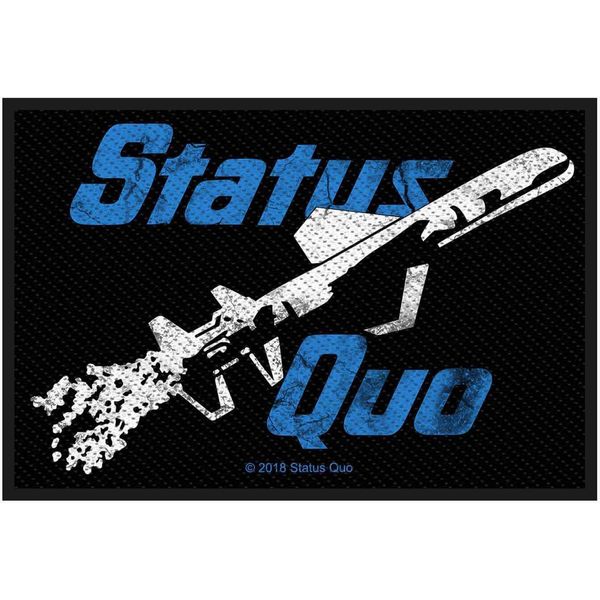 Status Quo - Toppa "Just Supposin'"", Tessuto RO6423 (Taglia Unica) (Nero/Bianco/Blu)"-image