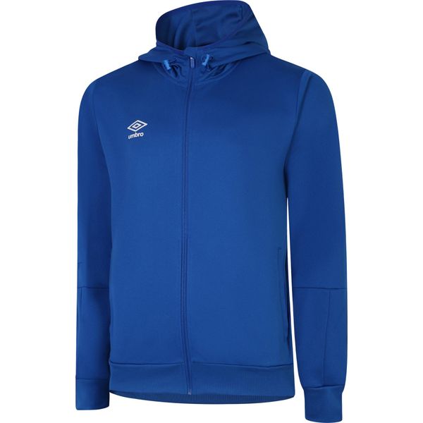 Umbro - Felpa Con Cappuccio "Total Training"" Da Uomo UO1864 (L) (Blu Reale/Bianco)"-image