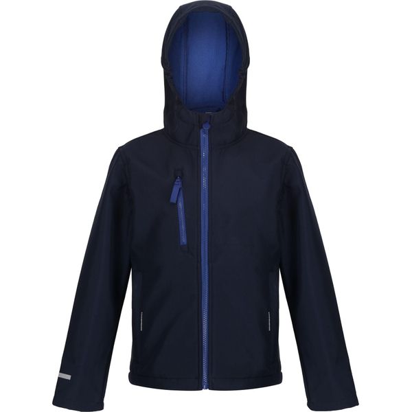 Regatta Professional - Giacca Softshell 3 Strati Per Bambini RG9349 (128) (Blu Navy/Royal)-image