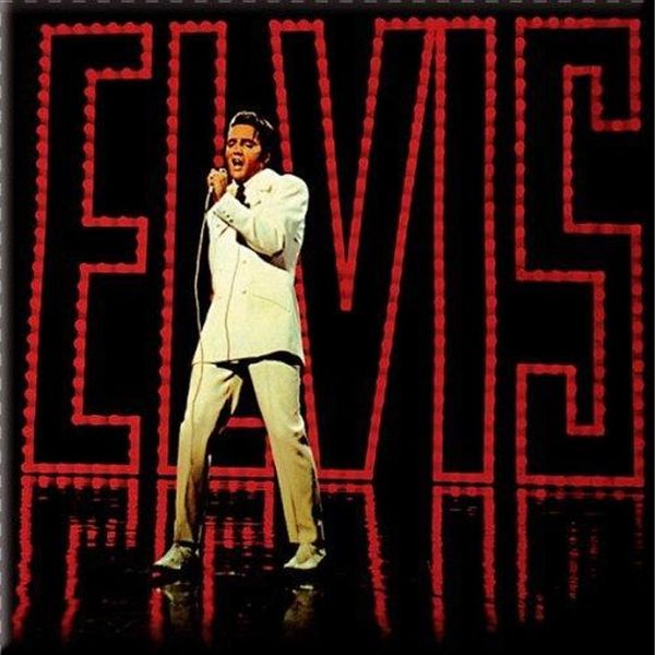 Elvis Presley - Magnete Da Frigo "68 Special"" RO8783 (Taglia Unica) (Nero/Rosso)"-image