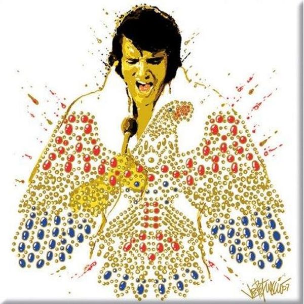 Elvis Presley - Magnete Da Frigo "American Eagle"" RO8778 (Taglia Unica) (Colorato)"-image