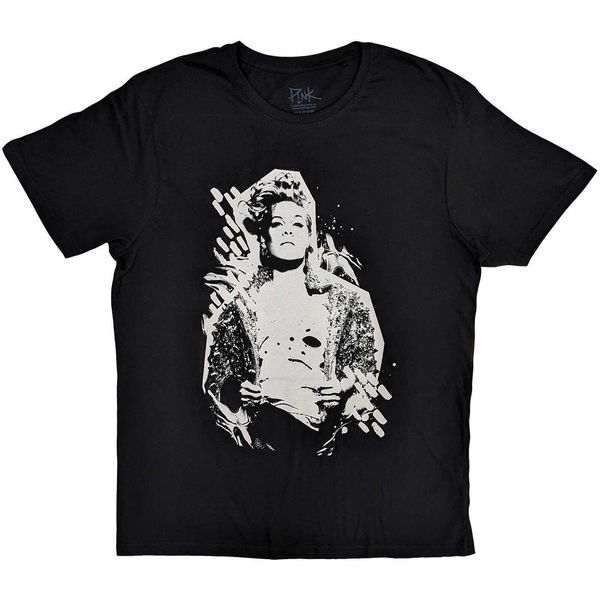 Pink - T-Shirt Uomo/Donna Unisex RO8816 (Xxl) (Nero)-image